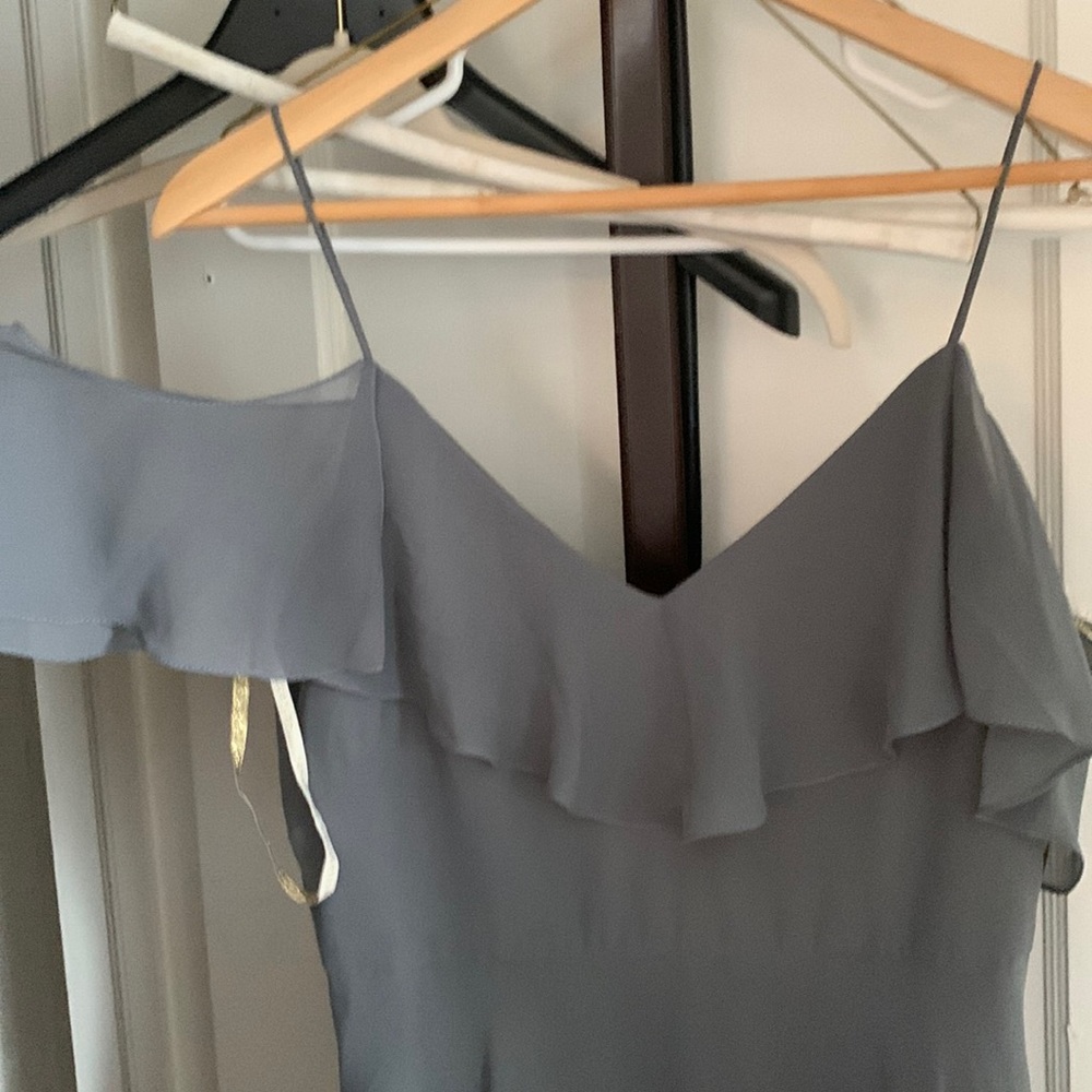 Gray BHLDN Jenny Yoo Bridesmaids Dress